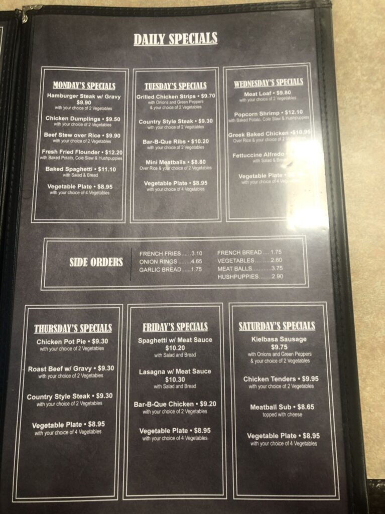 Rancho Menu 3