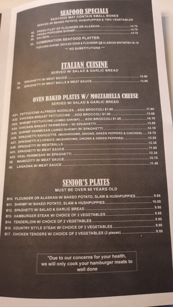 Rancho Menu 6